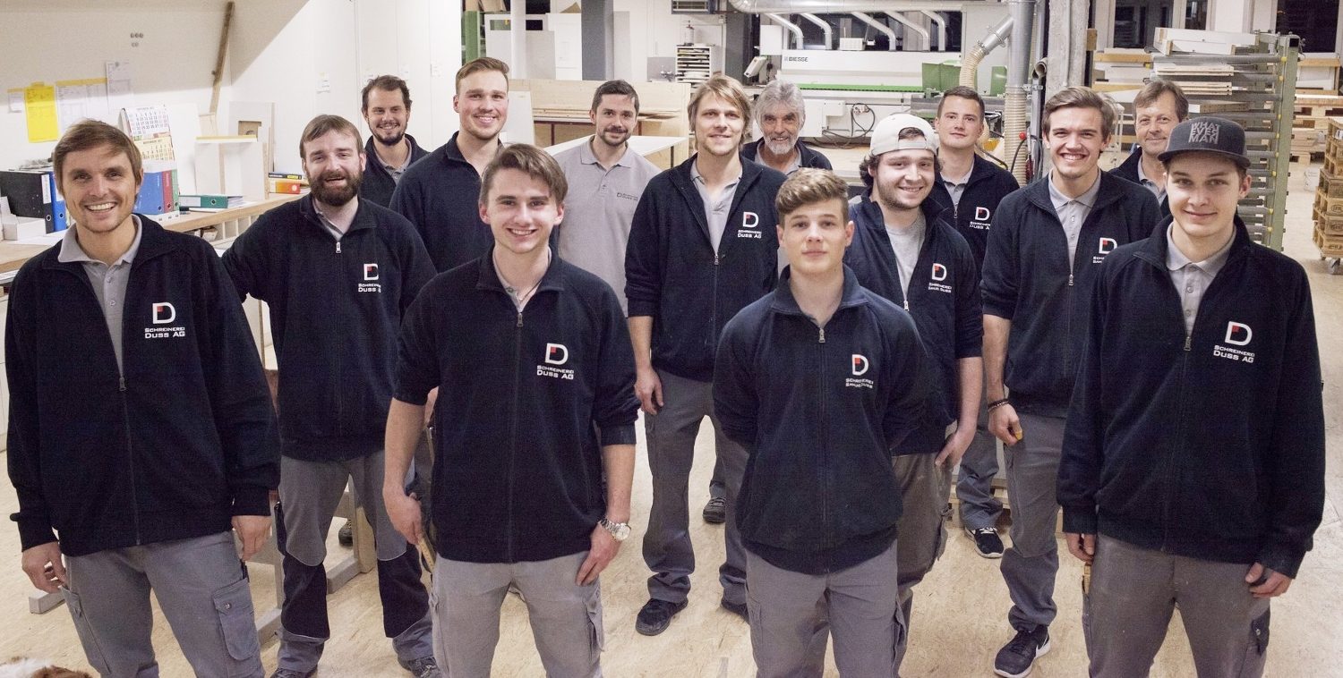 Team aus Herzblutschreinern